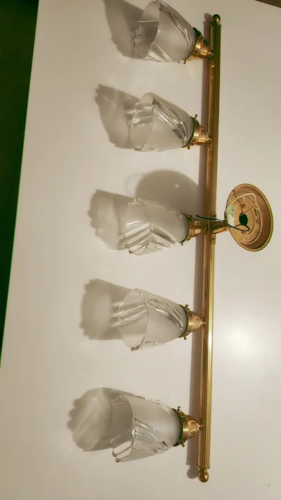 5-Light Brass Ceiling Fixture image indicator(4)