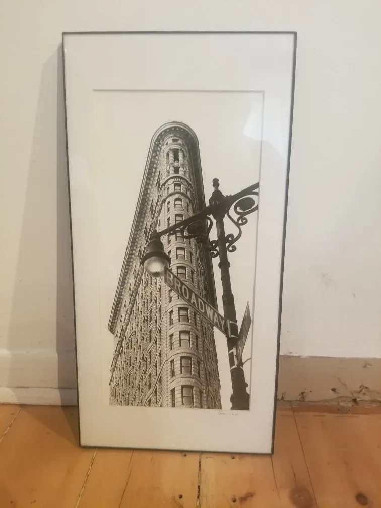Framed Flatiron Building Print thumbnail