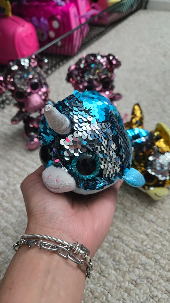 Bling plush sequin stuff toys image indicator(2)