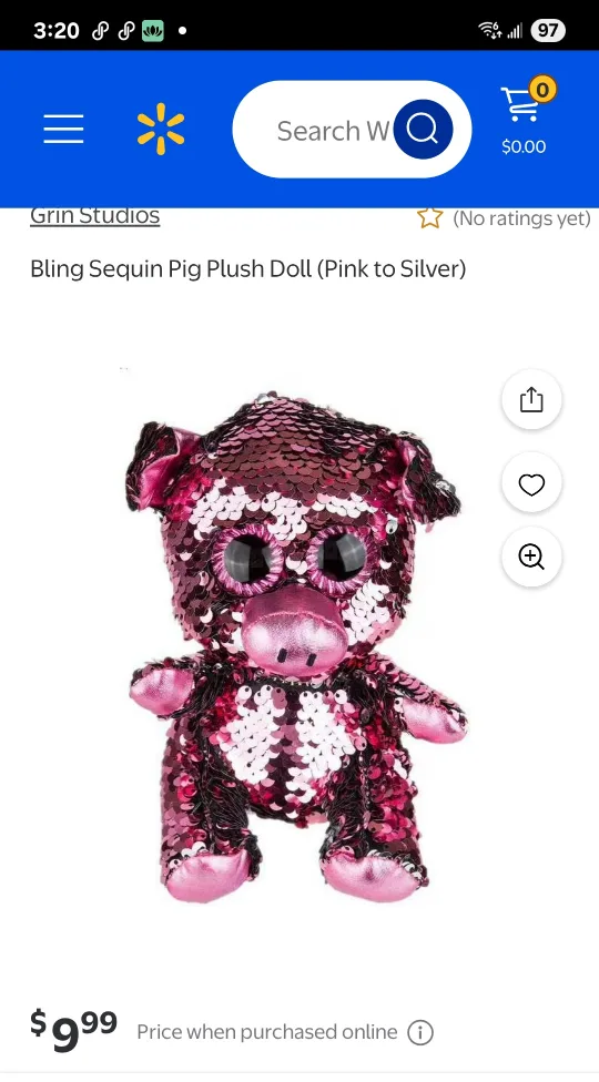 Bling plush sequin stuff toys image indicator(4)