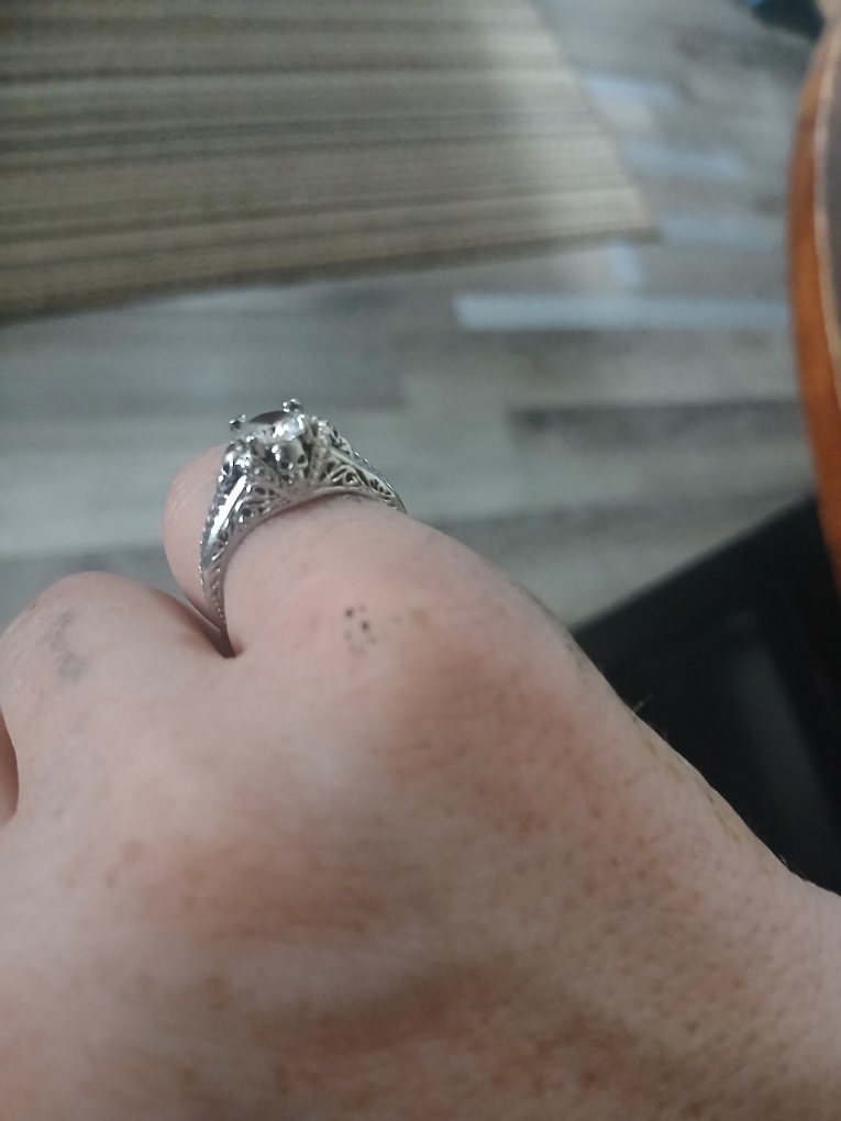 Vintage Style Silver Ring