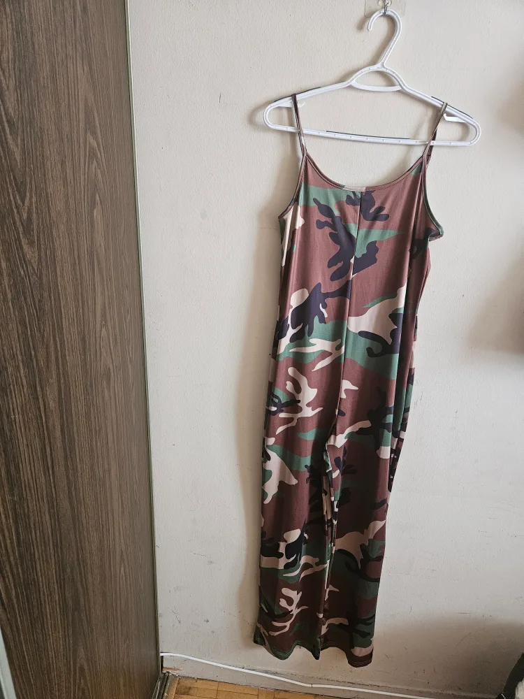 Camouflage Print Jumpsuit thumbnail