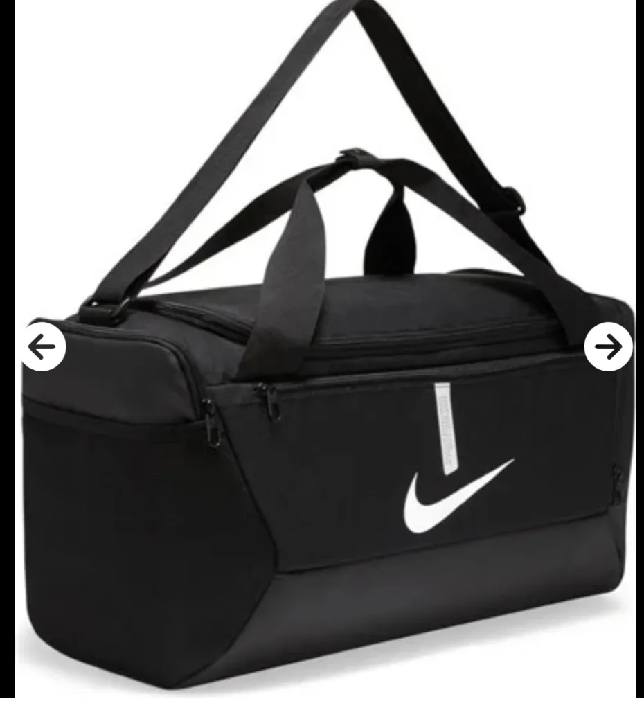 New NIKE Gym Tote 41L Capacity in Black/Black/White thumbnail