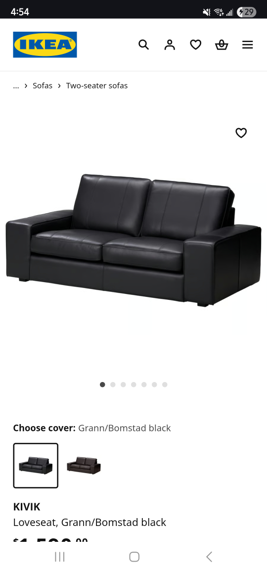 IKEA Kivik Loveseat - Grann/Bomstad Black - photo 4