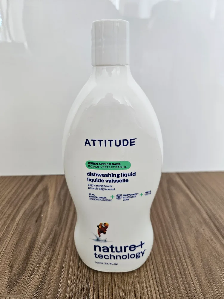 Attitude Dishwashing Liquid Green Apple and Basil thumbnail