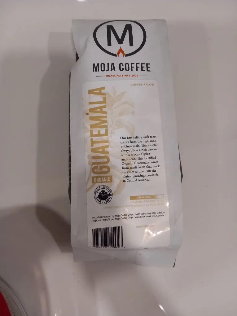 Moja Coffee Guatemala Organic, Medium/Dark Roast thumbnail