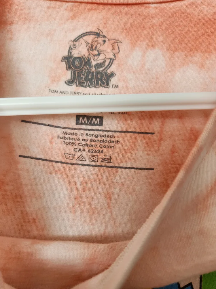 Tom and Jerry Tie Dye T-Shirt - Size M image indicator(2)