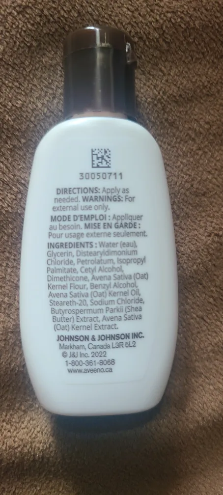 Aveeno Skin Relief Moisturizing Lotion, 29 mL 🇨🇦 image indicator(2)