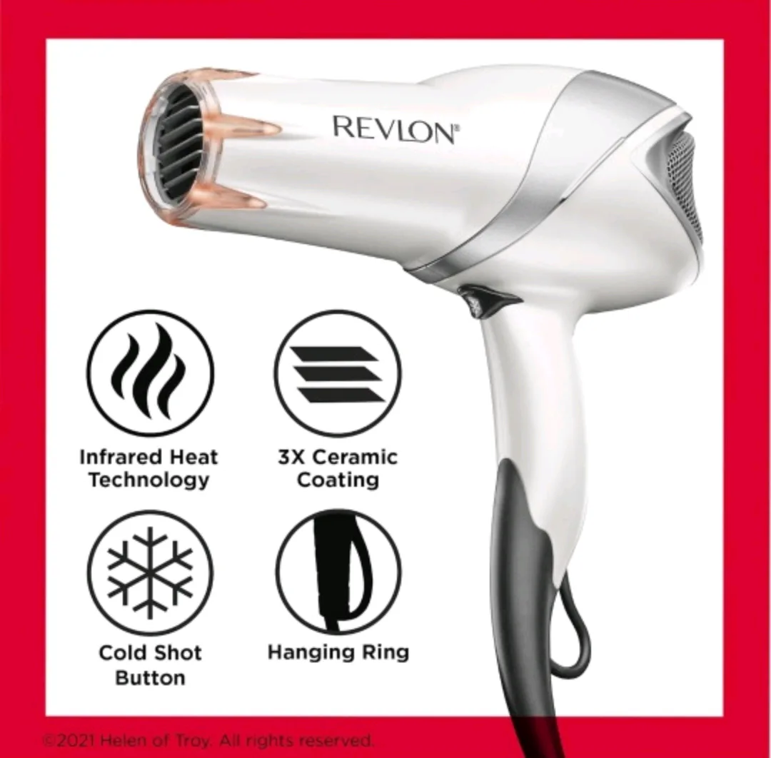 Revlon RVDR5105F Ionic Hair Dryer with attachments image indicator(2)