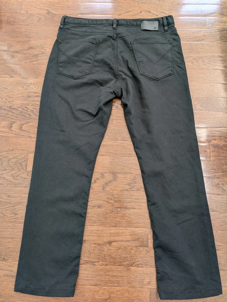 John Varvatos Bowery Black Jeans, Size 34 image indicator(2)