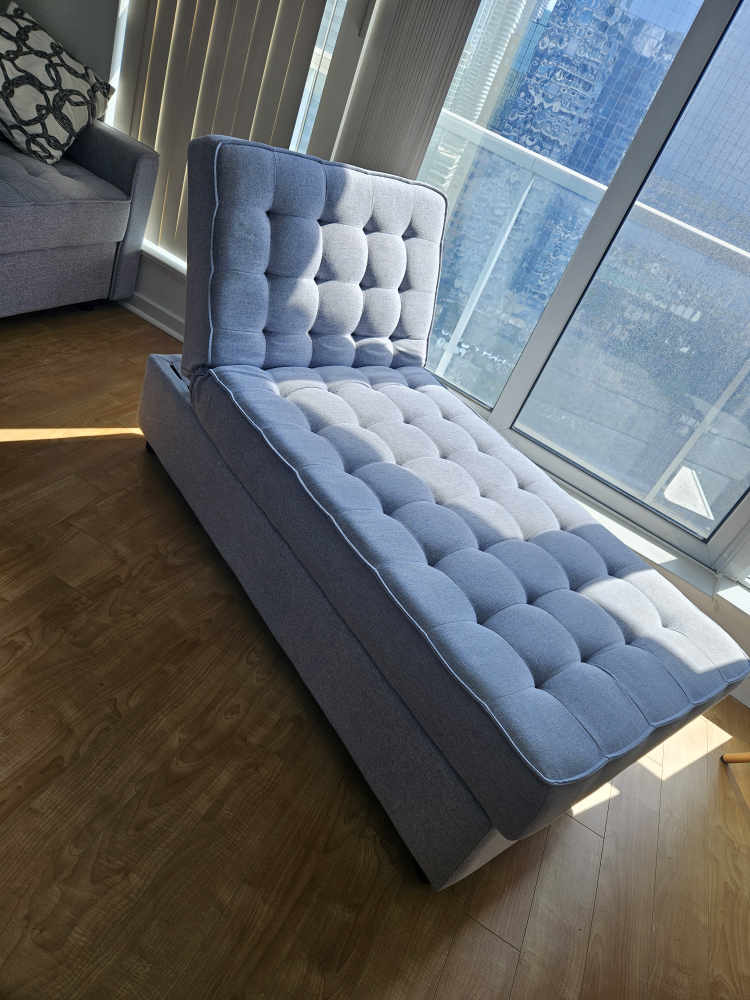 Grey Sofa Bed with Storage