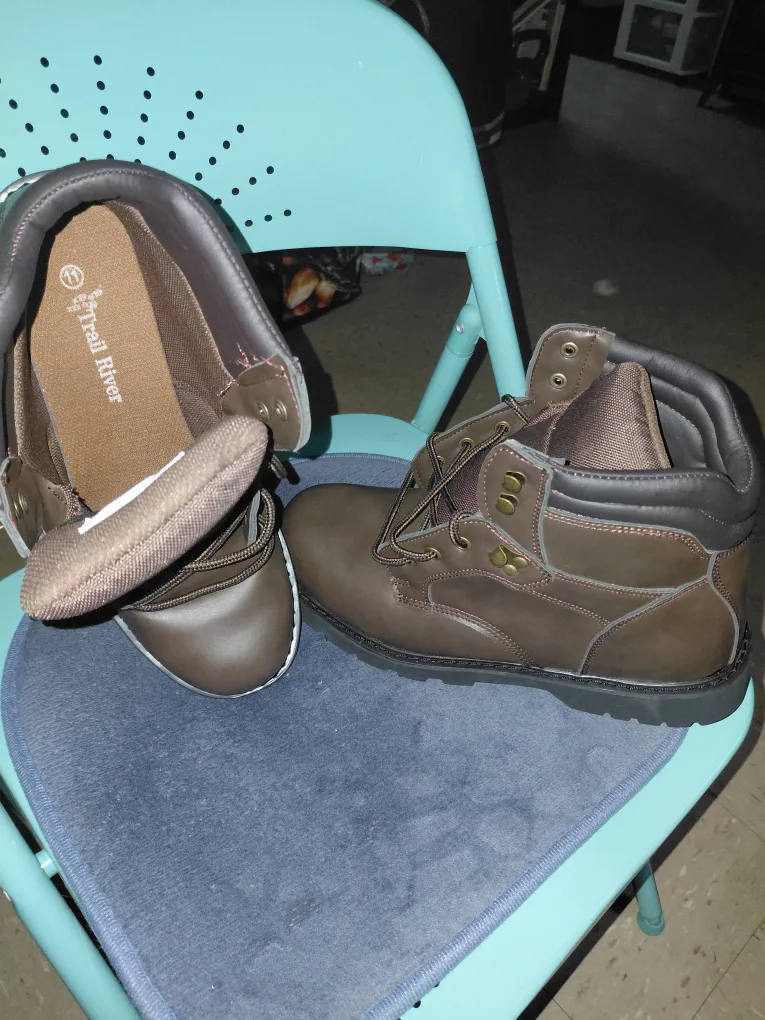 Trail River Brown Work Boots - Size 11 thumbnail