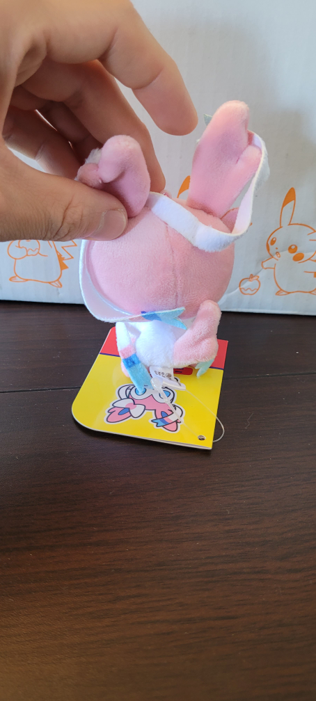 Sylveon Pokemon Center Plush Keychain - photo 3