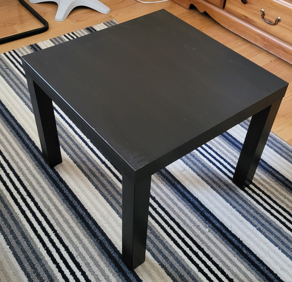 IKEA LACK Black Side Table
