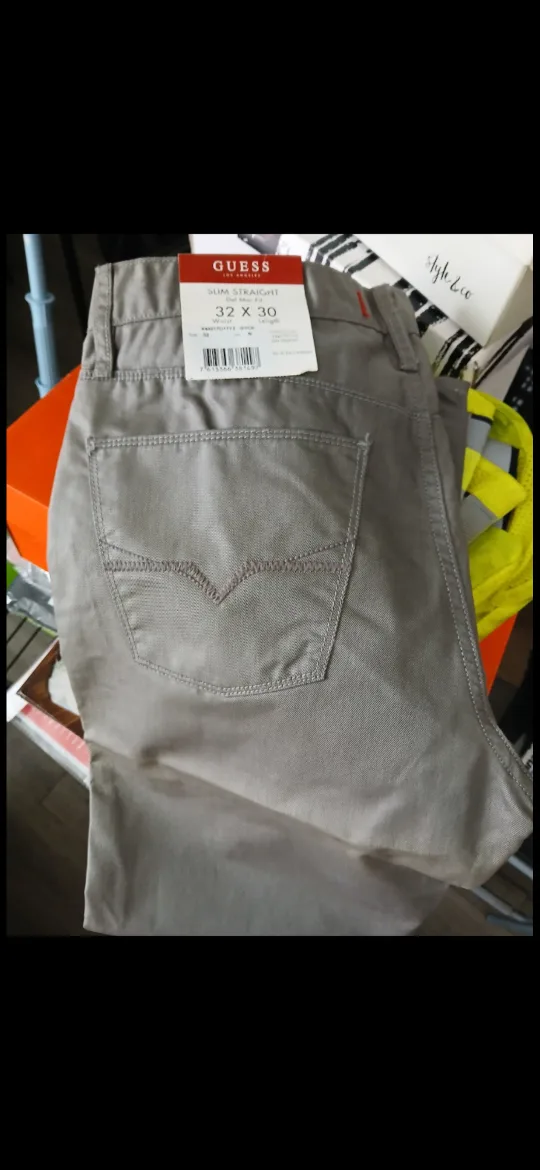 Guess Slim Straight Pants - Size 32x30 image indicator(2)