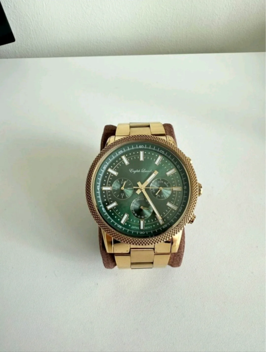 English Laundry Gold & Green Watch thumbnail