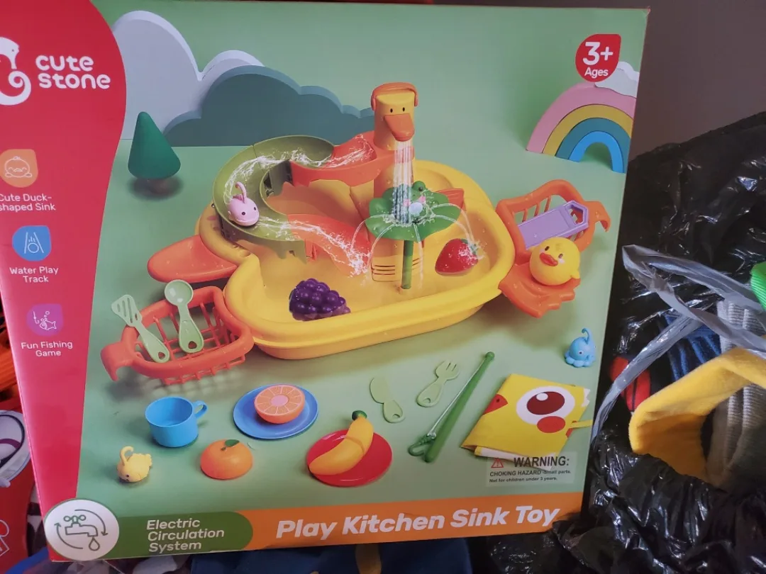 Cute Stone Play Kitchen Sink Toy (3+) thumbnail