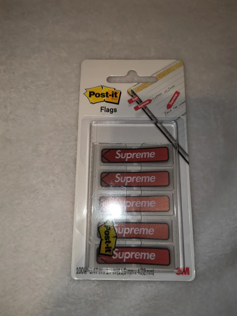 SUPREME Post-It Flags - New Sealed image indicator(4)