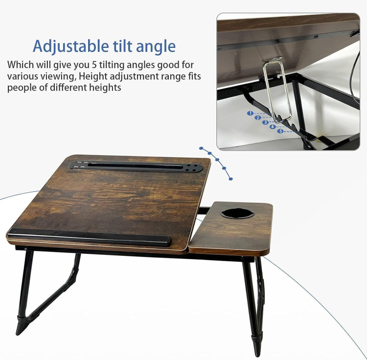 Adjustable Laptop Bed Desk Table - photo 2