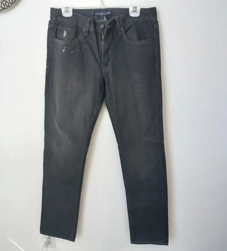 U.S. Polo Assn. Men's Black Slim Jeans  Size 31 W / 32 L US thumbnail