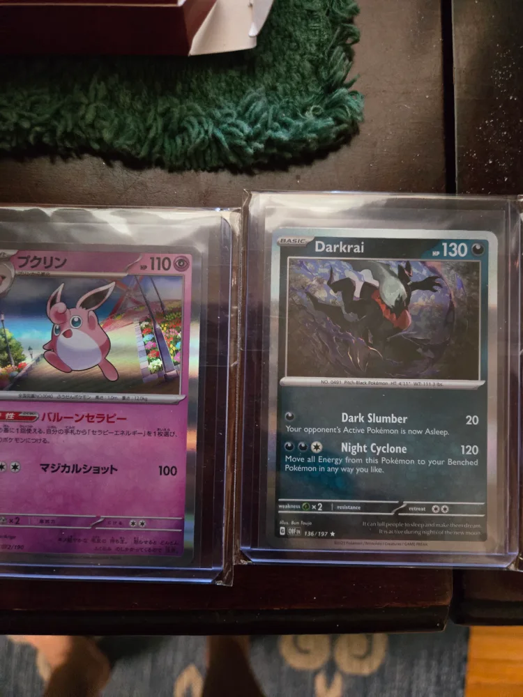 Pokémon Trading Cards - Pidgey, Vulpix, Scovillain, Darkrai image indicator(3)