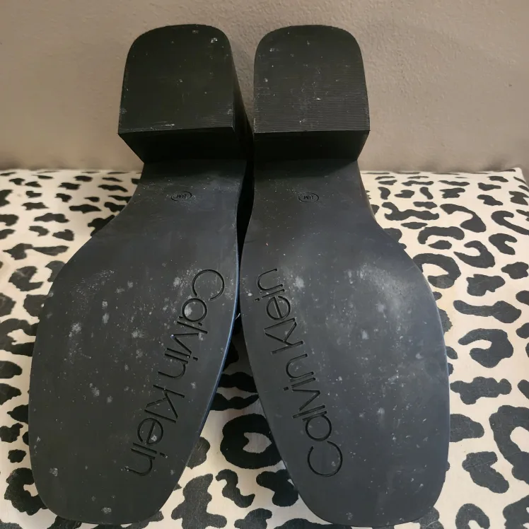 Calvin Klein Black Leather Loafers image indicator(5)