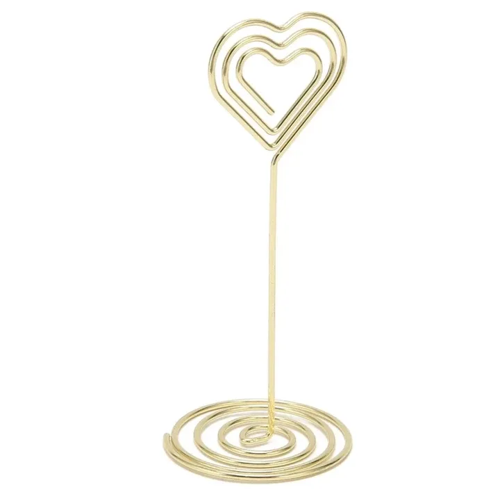 Heart-shaped place card holders thumbnail