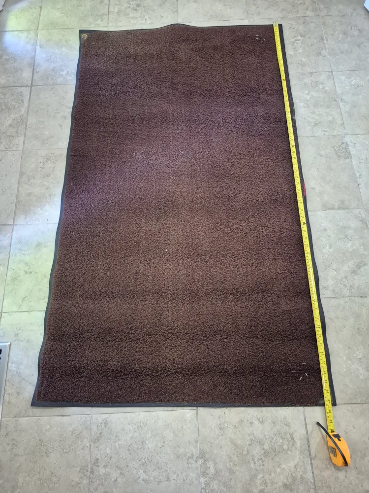 Rubber backed brown carpet Entrance Mat (33x57 inches) thumbnail