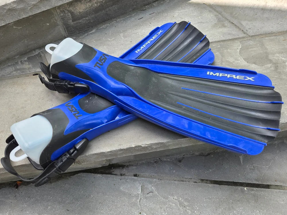 Tusa Imprex Diving Fins - Blue thumbnail