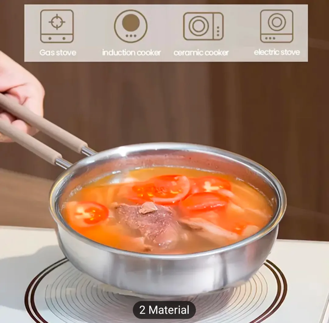 brand new heavy weight stainless steel pan image indicator(2)