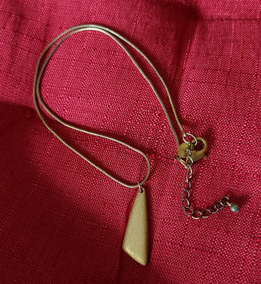 Necklace with Golden Pendant thumbnail