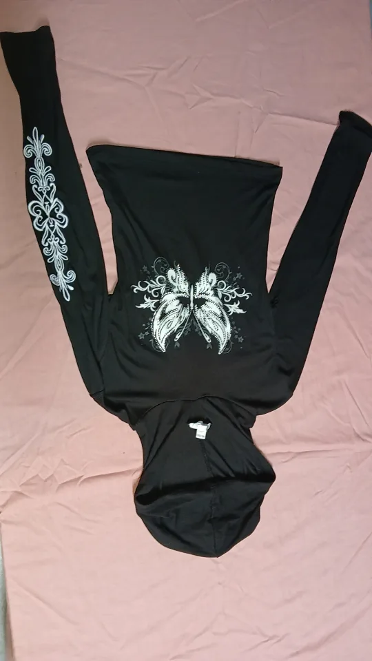 Orange Kiss Black Hoodie - Size Small thumbnail