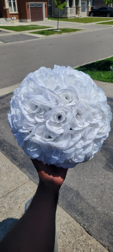 White Floral Centerpieces (Set of 2)
