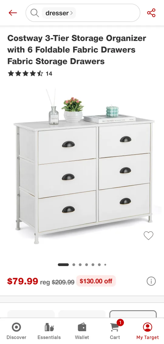 Costway 3-Tier Storage Organizer thumbnail