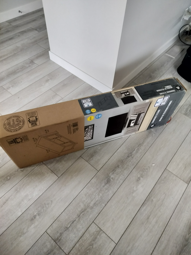 Home Trends Farmhouse TV Stand - New in Box! - photo 2