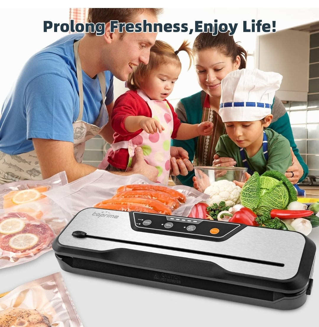Toprime Food Vacuum Sealer - photo 2