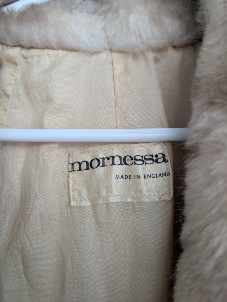 Vintage Mornessa Faux Fur Coat - Made in England - photo 2