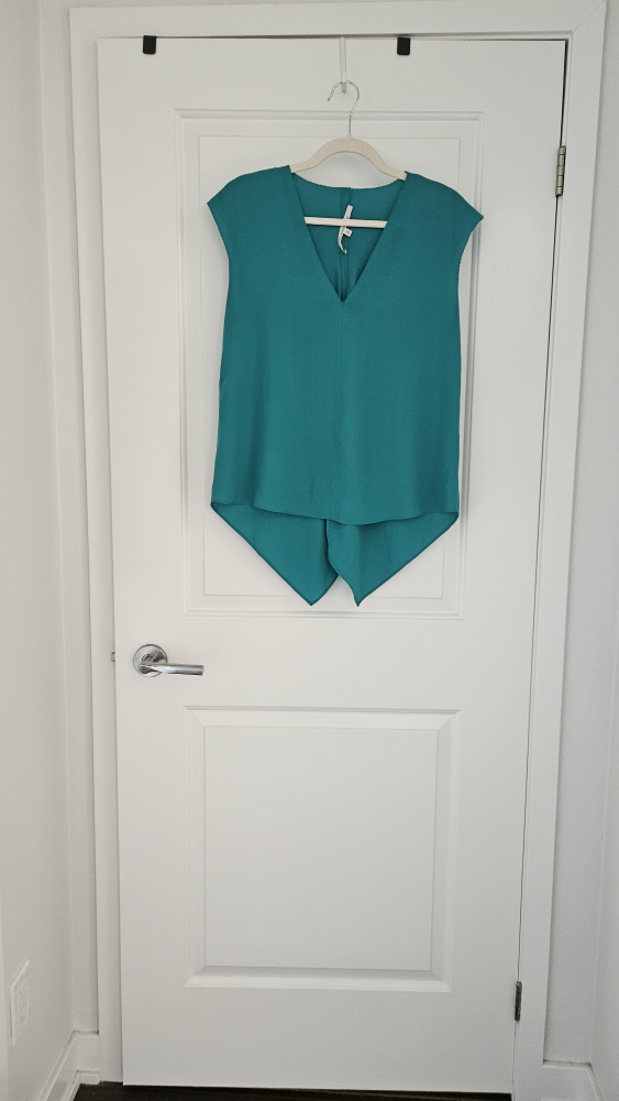 Rachel Roy XS Green High-Low Blouse