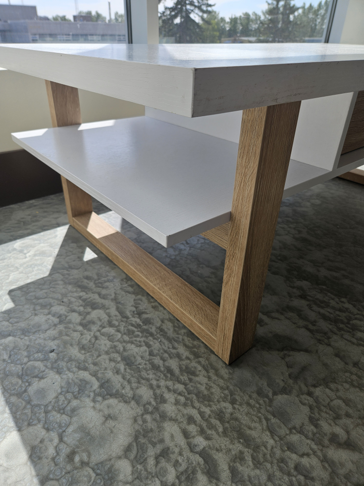 White & Wood Coffee Table - photo 3