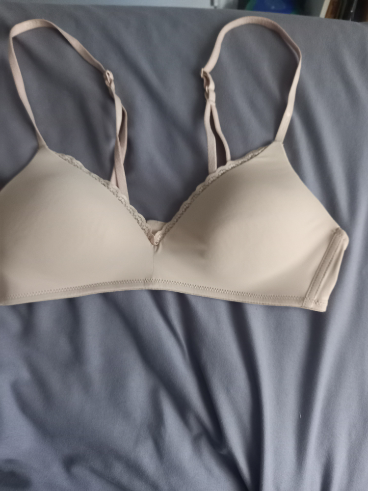 Beige Bra with Adjustable Straps