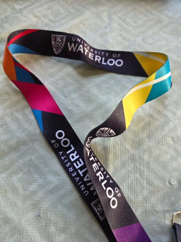 University of Waterloo Lanyard image indicator(2)
