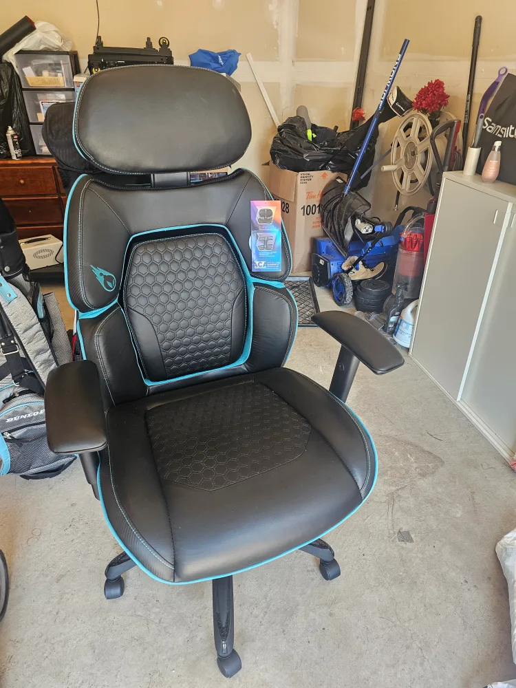Gaming Chair - Black and Blue thumbnail