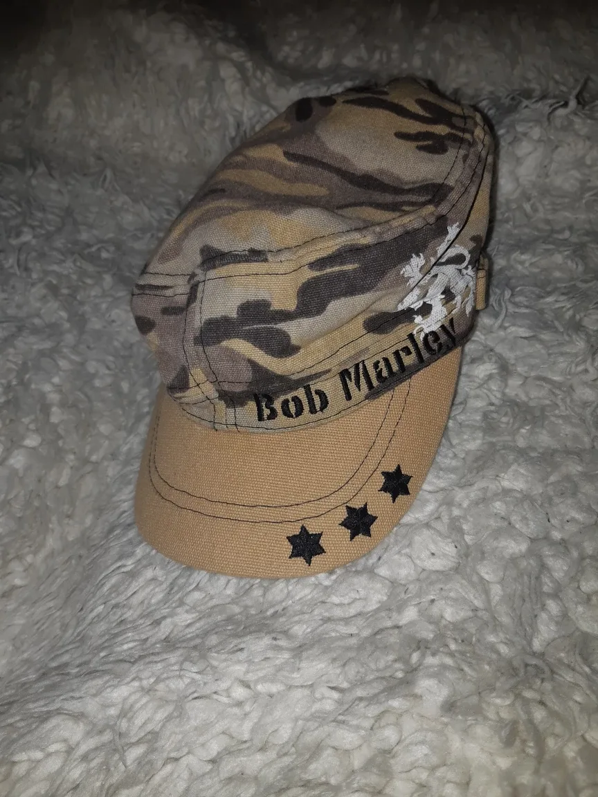 Zion Rootswear Bob Marley Camo Cap 🇨🇦 thumbnail