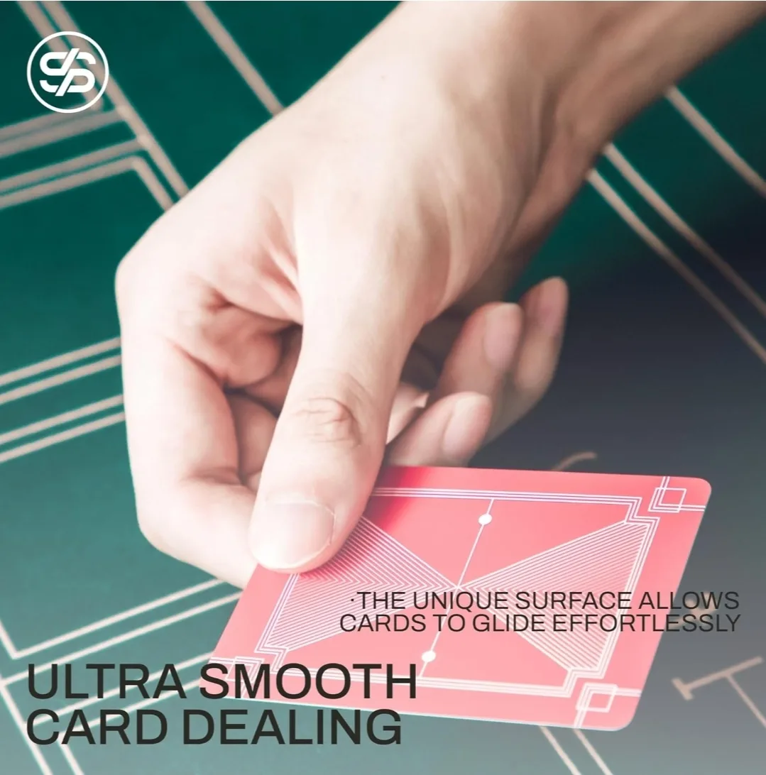 SLOWPLAY Texas Hold'em Poker Mat – 120x70cm Tabletop Surface image indicator(7)