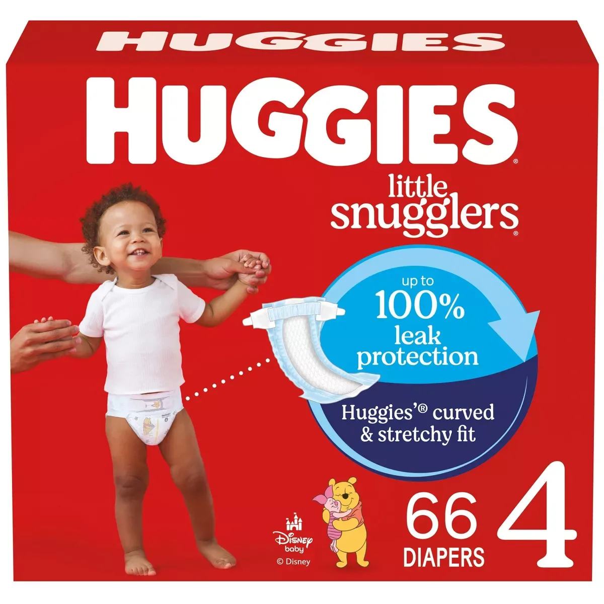 Huggies Little Snugglers Diapers, Size 4, 66 Count thumbnail