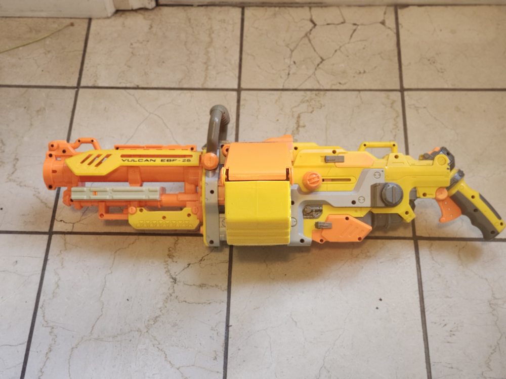 Nerf Gun N-Strike Vulcan EBF-25 Gun Tripod And Ammo Case - photo 4