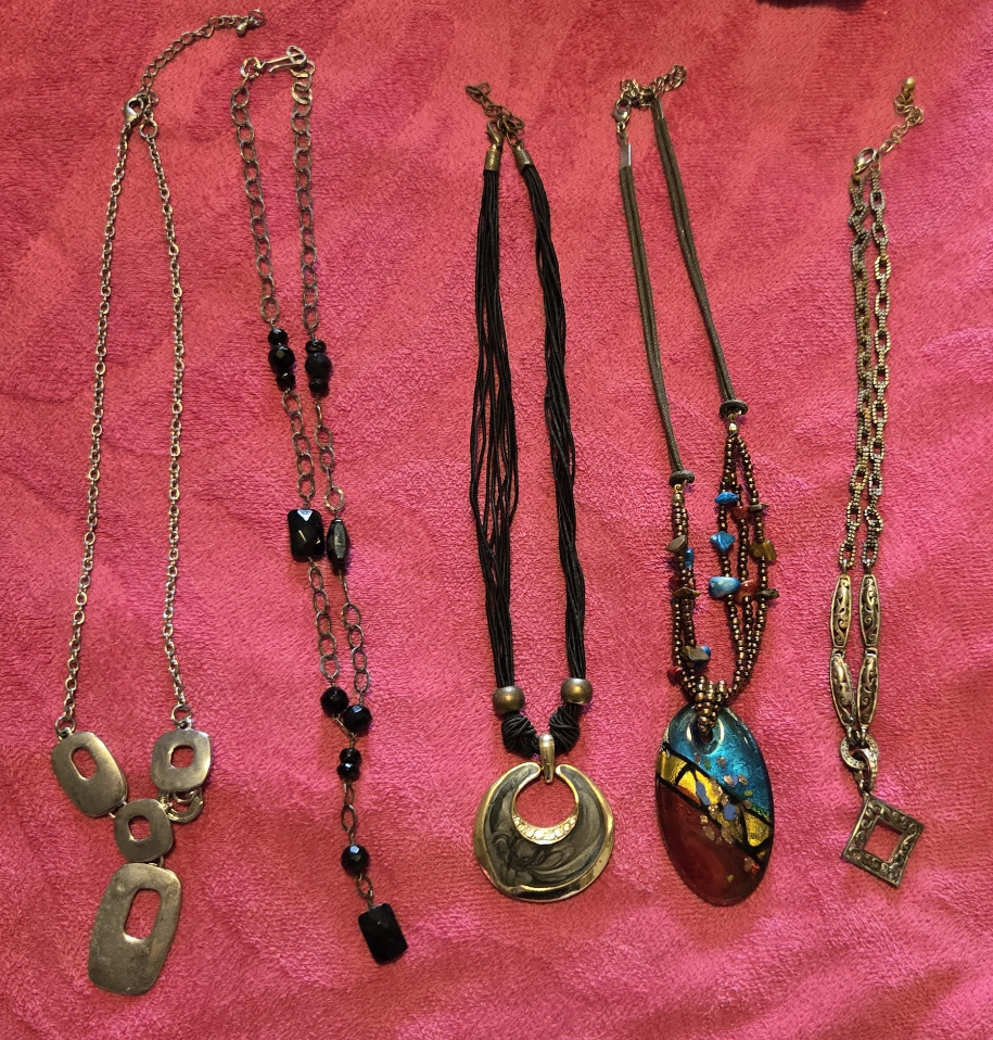 Assorted Fashion Necklaces - Lot of 5