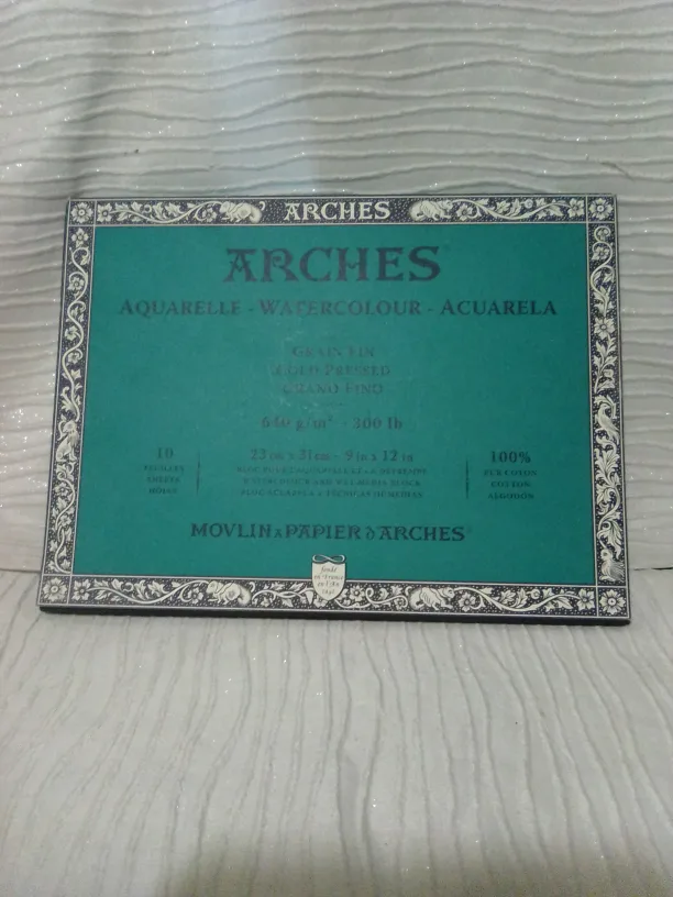Arches Aquarelle Watercolor Paper Pad 9x12 thumbnail