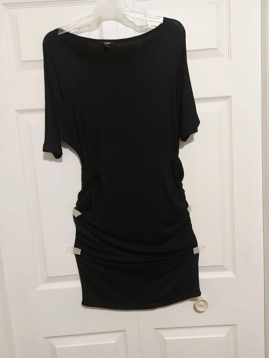 Jacob Black Dress - Size L Cotton thumbnail
