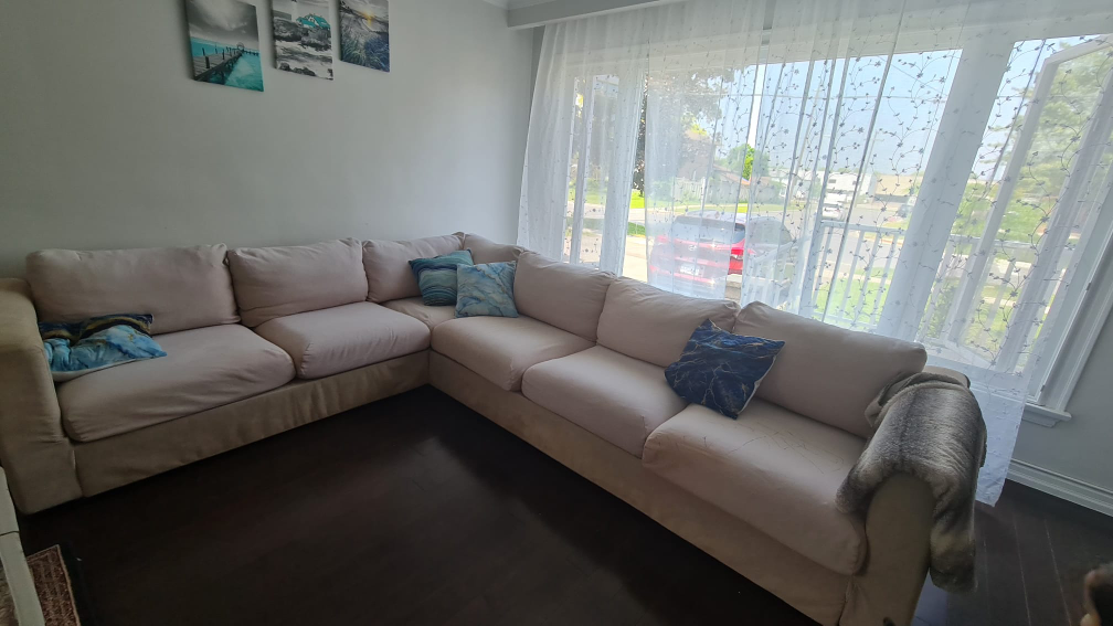 Beige Sectional Sofa - photo 2